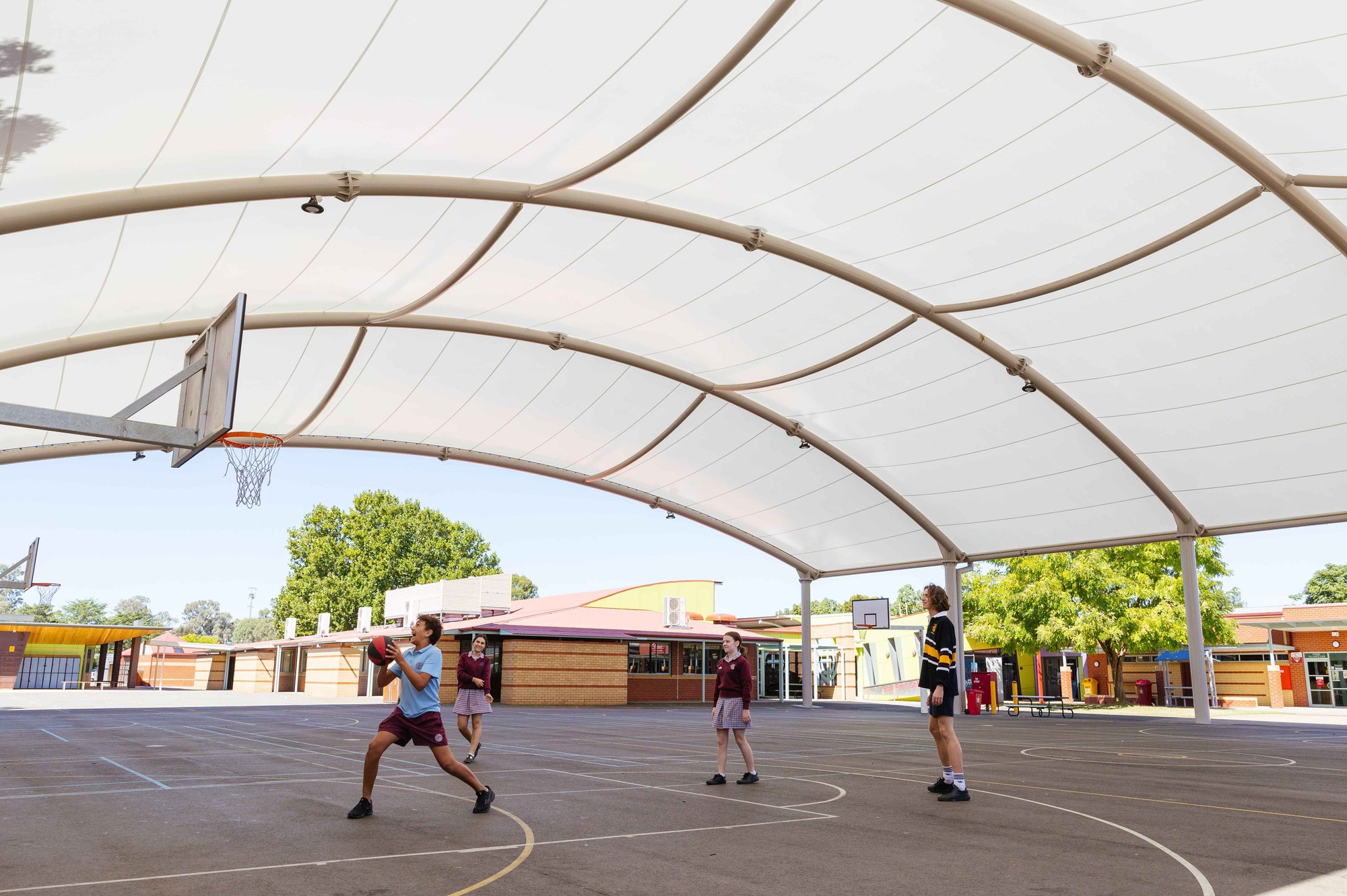 Galen college basketball court
