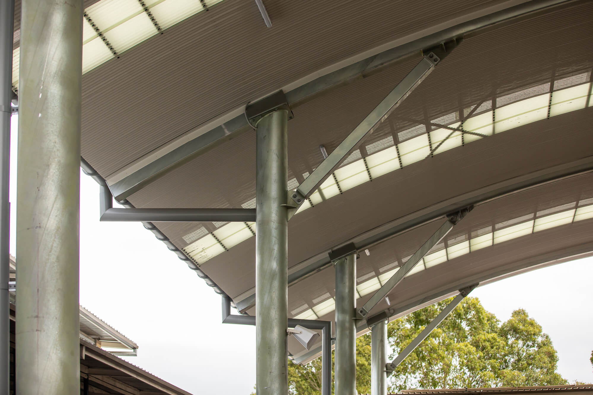 Birdproof Covered Outdoor Learning Area at Castle Hill High School