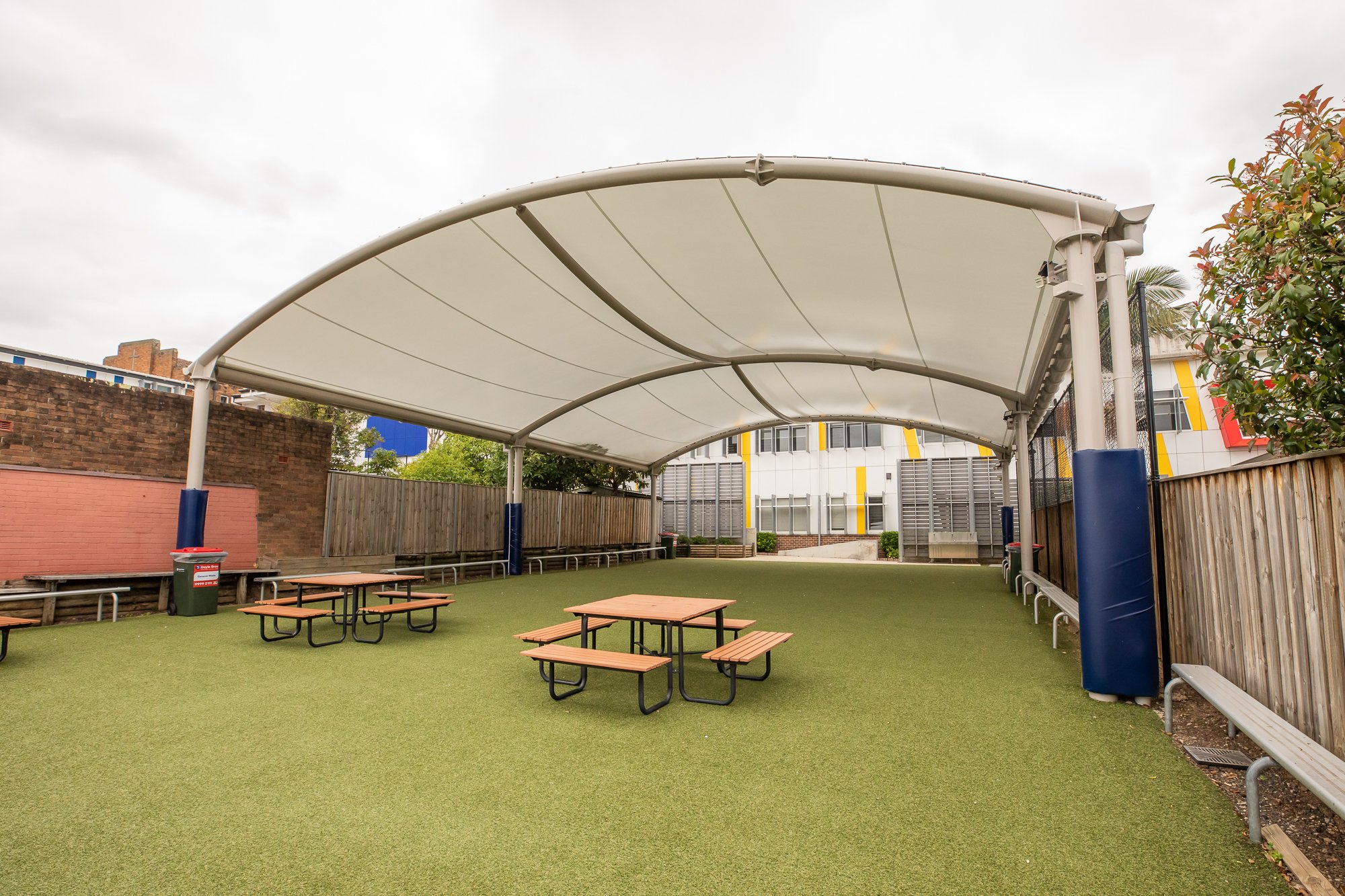 Photo of the cover at Marist Catholic College in Penshurst.