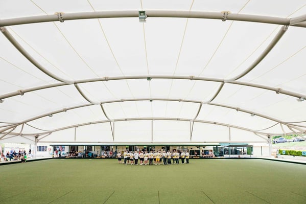 What are typical lawn bowls green dimensions?