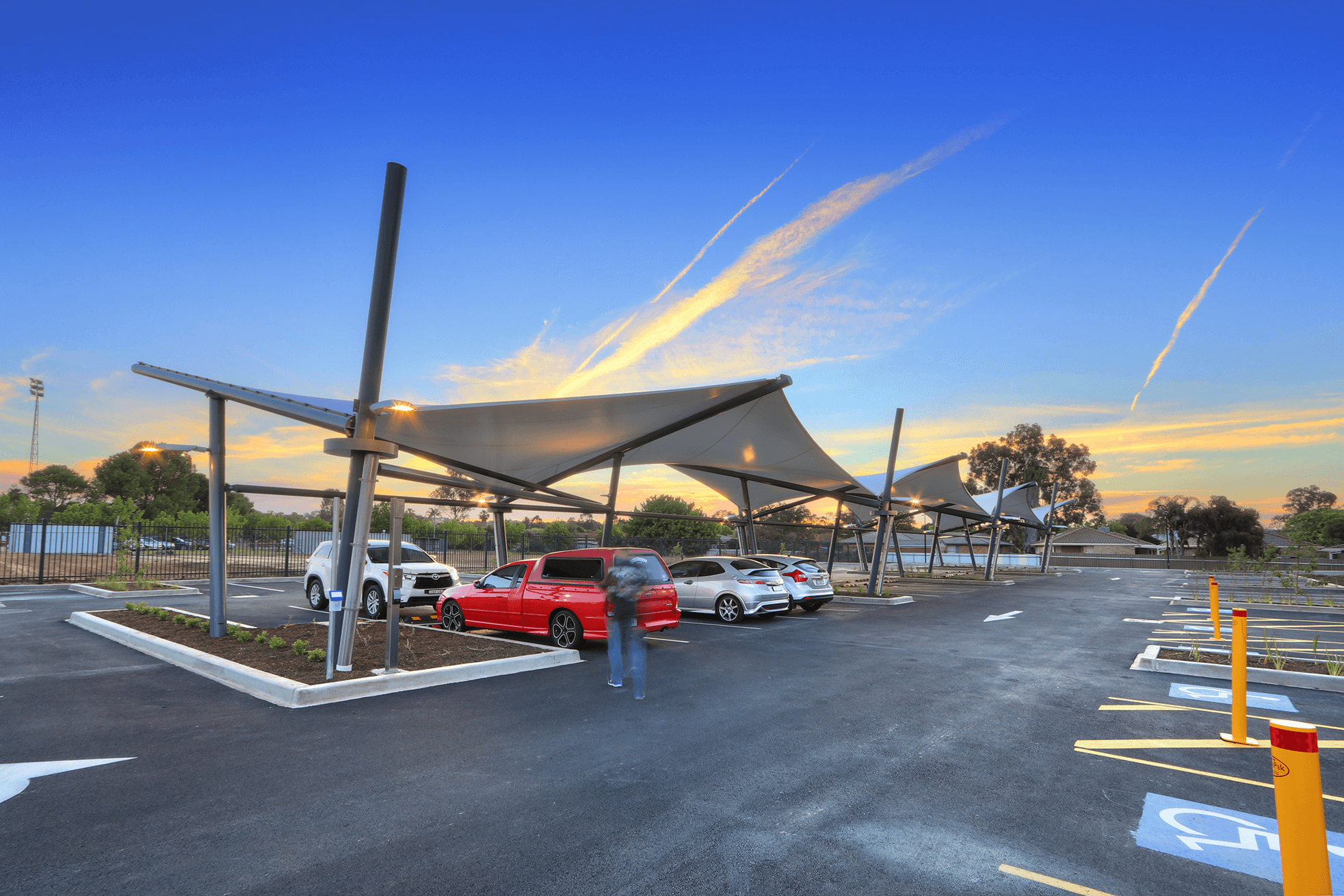 Custom Car Park Shade Structure - Wagga Rules Club