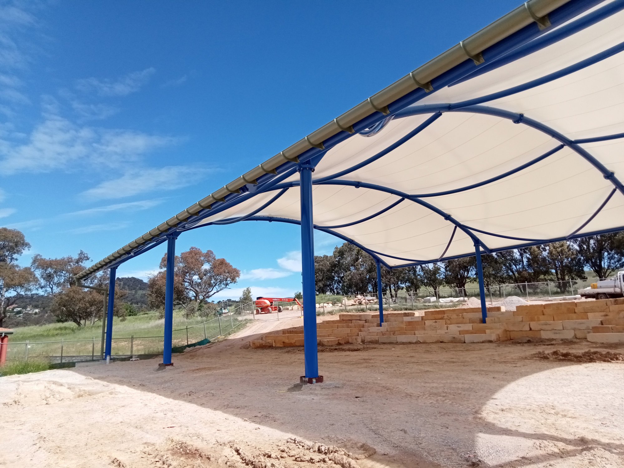 Barrel vault structure at Covenant Christian
