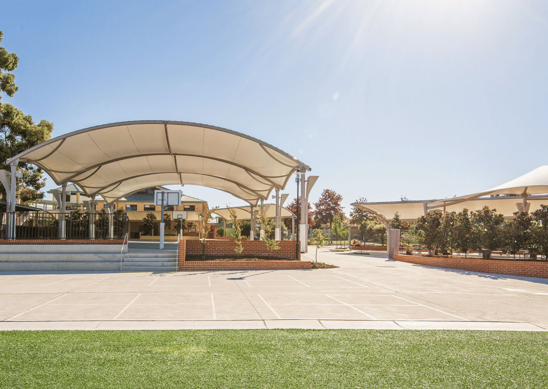 Richard Johnson Anglican College sports court