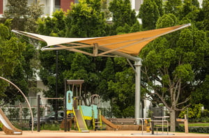 shade structure for playgrounds