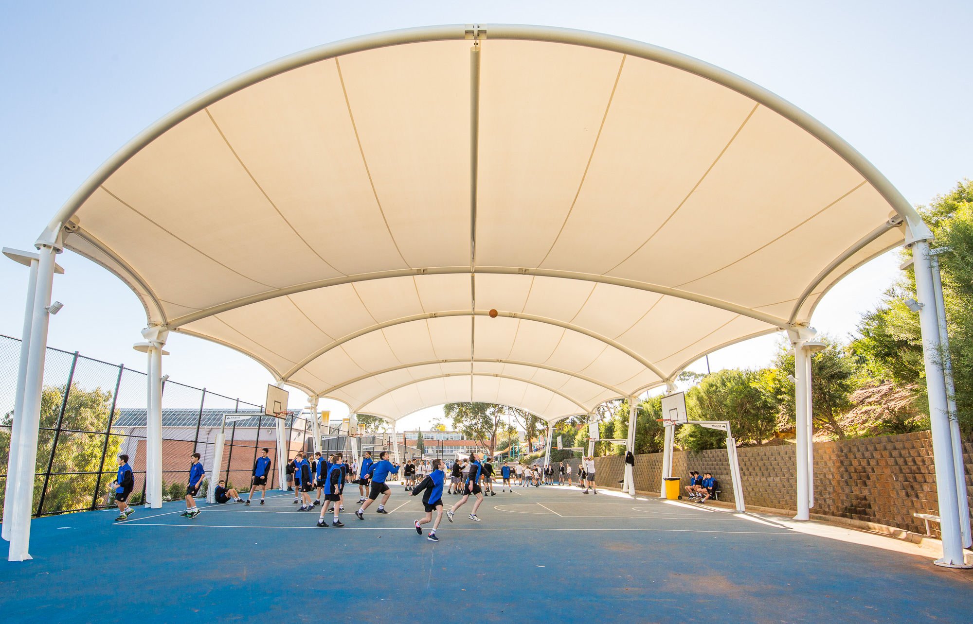 St. Bernards covered sports court