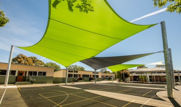 shade sails for schools sports courts